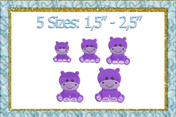 Mini Hippo Embroidery Design Review for Boutique Apparel