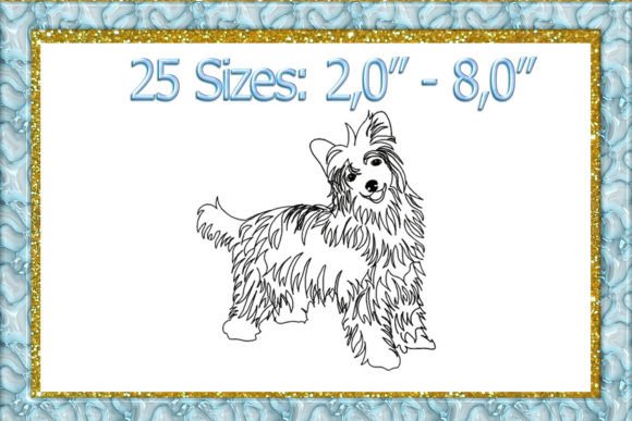 Review: Chinese Crested Powder Puff Embroidery for Etsy Shops