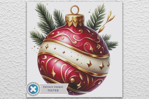 Review: Christmas Modern Cross Stitch Pattern for Etsy Shops