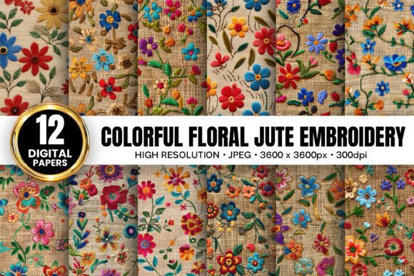 Review: Colorful Floral Jute Embroidery Patterns for Brands