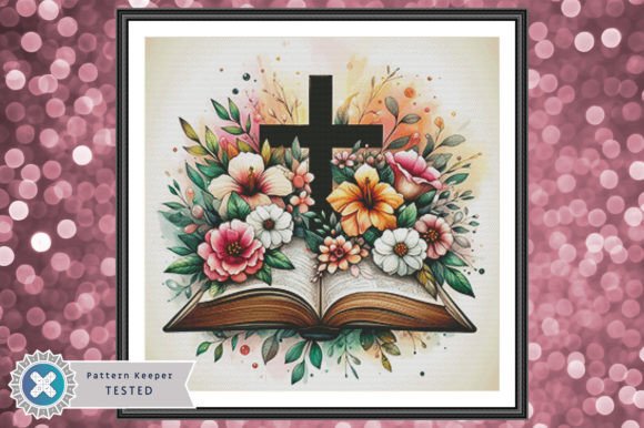 Review: Floral Cross Bible Stitch for Boutique Apparel