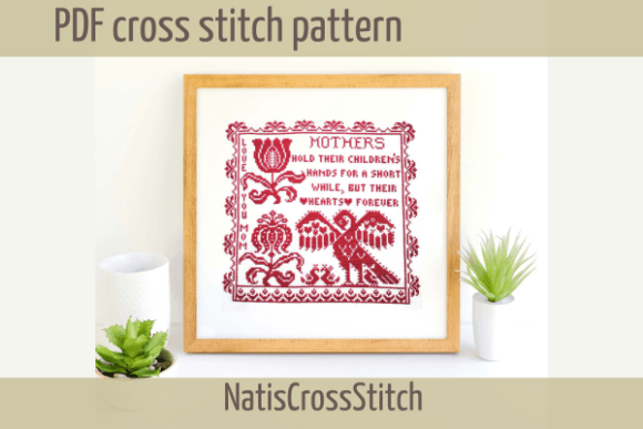 Review: Mothers Cross Stitch Pattern for Business Merch