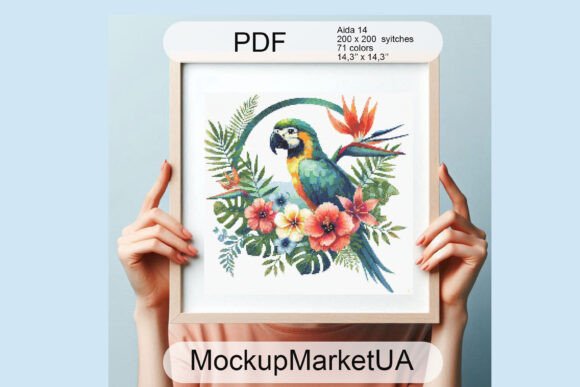 Review: Perrot Cross Stitch Patterns PDF Bird for Etsy