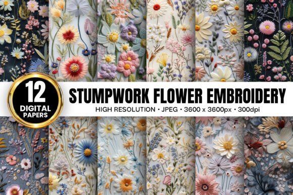 Review: Stumpwork Floral Embroidery Patterns for Real Projects