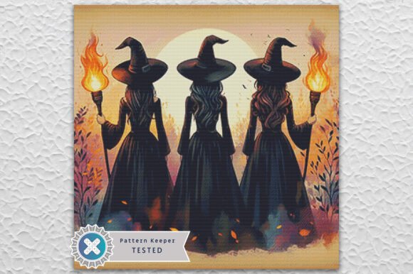 Review: Witches Coven Cross Stitch Pattern PDF for Pros