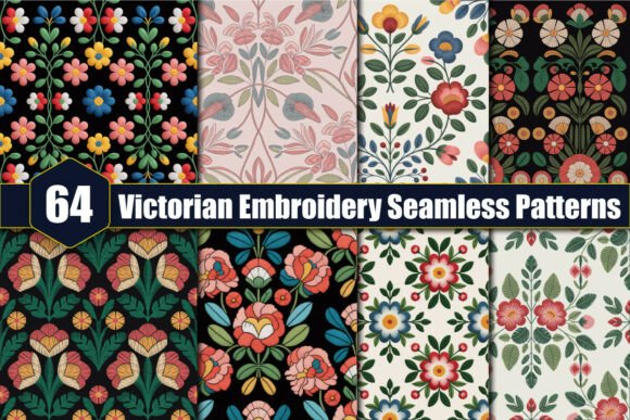 Reviewing Victorian Embroidery Seamless Patterns for Craft Fairs